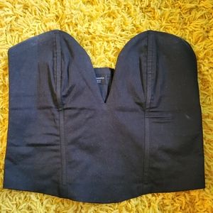 Black bustier
